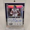 2021 Panini Javonte Williams #115 Rookie Ticket Variation Optic RC  Auto