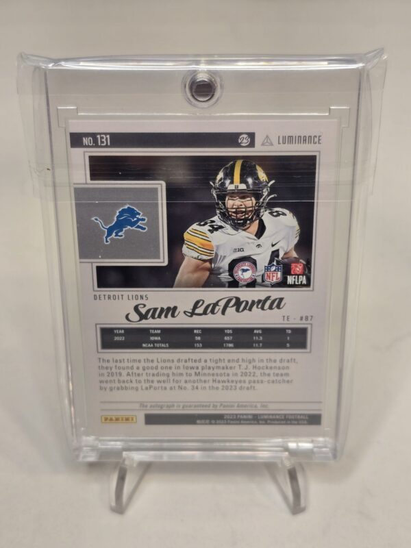 2023 Panini Sam LaPorta #131 RC 2/100 AUTO