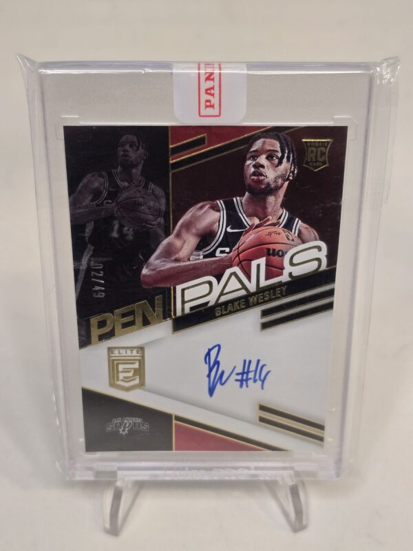 2022 Panini Donruss Elite Blake Wesley #PP-BLW RC 2/49 AUTO