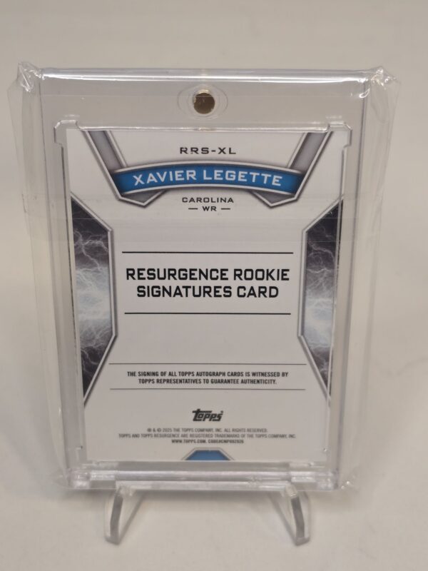 2025 Topps Resurgence Xavier Legette #RRS-XL RC AUTO